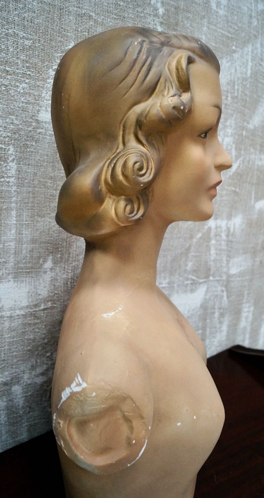 Vintage Mannequin Lubé Paris Bust photo furniture