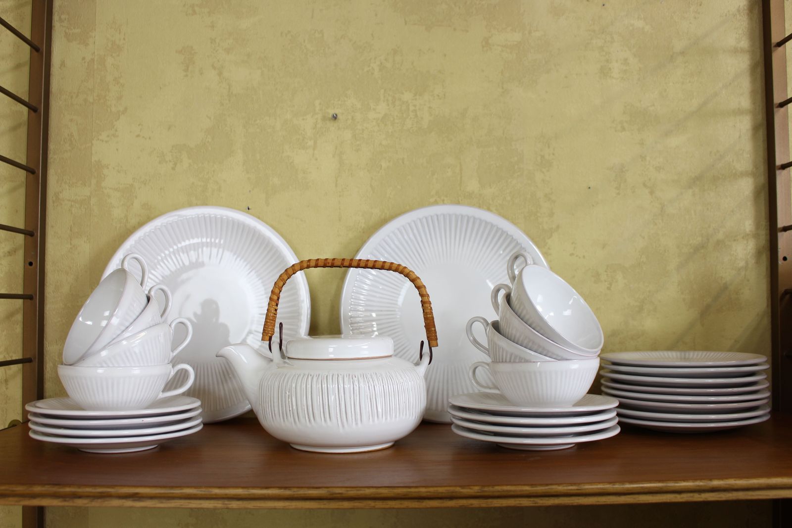 Danish 1960’s Ceramic Teaset By Lovemose