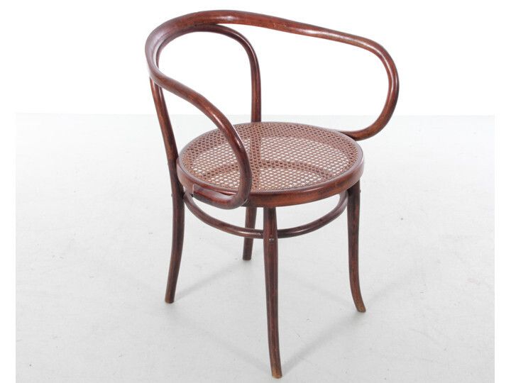 Mid Century Modern Baumann Armchair In Bentwood photo vinterior