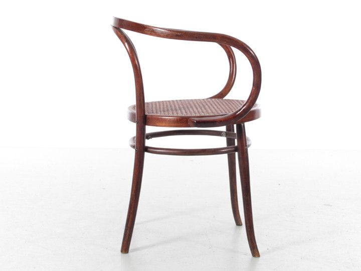 Mid Century Modern Baumann Armchair In Bentwood photo vintage