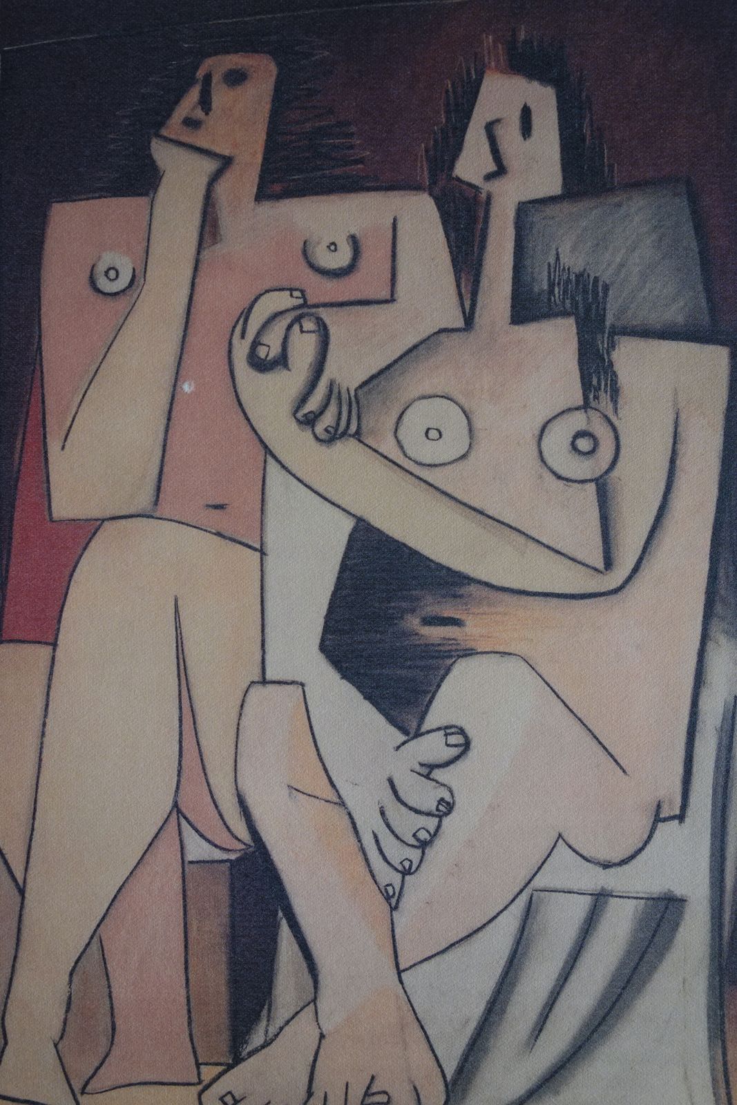 Fine Cubist Limited Edition Print   Nudes, Pablo Picasso, Signed & Stamped