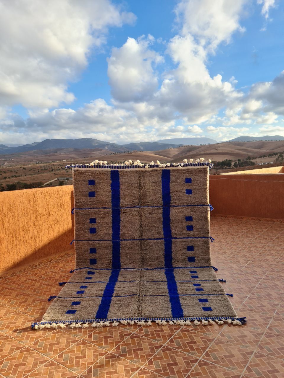 Authentic Handmade Beni Ourain Rug – Luxurious Berber Elegance 300x200 Cm photo furniture