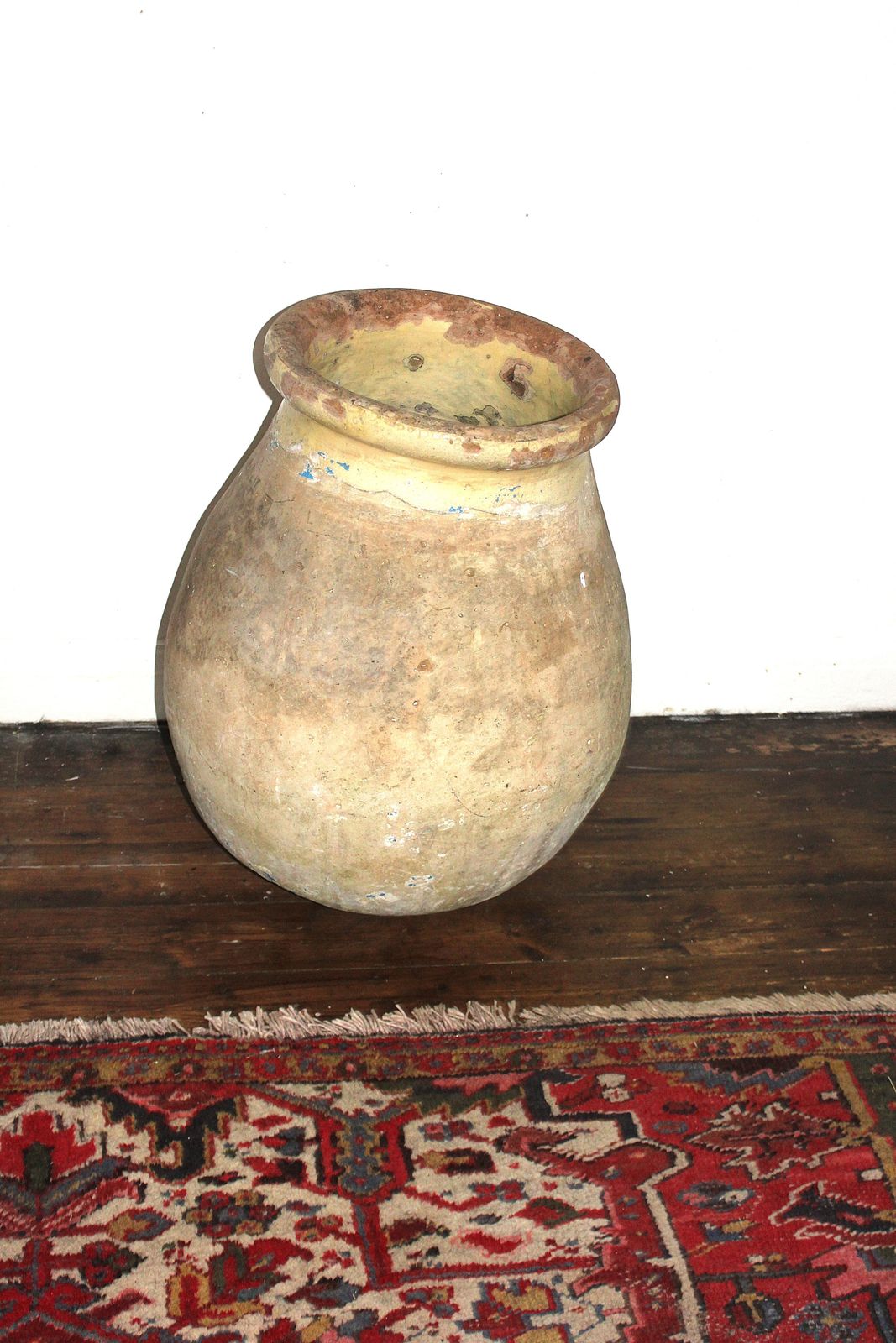 Large 19th Century French Biot Terracotta Olive Jar photo Garden Furniture