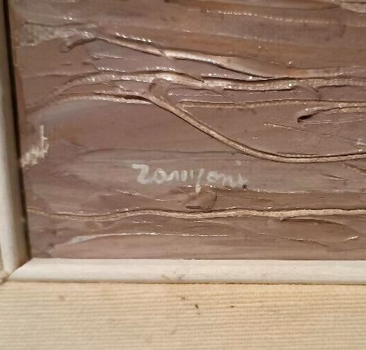 Informal Abstract Painting Giancarlo Zamponi (Pistoia 1939) photo buy