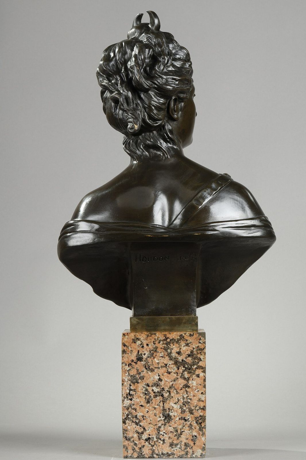 Bust In Bronze Of "Diane Chasseresse" After Houdon photo Art