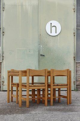 Hongisto Dining Table And Chairs By Ilmari Tapiovaara For Laukaan Puu, 1960s, Set Of 5 photo for sale