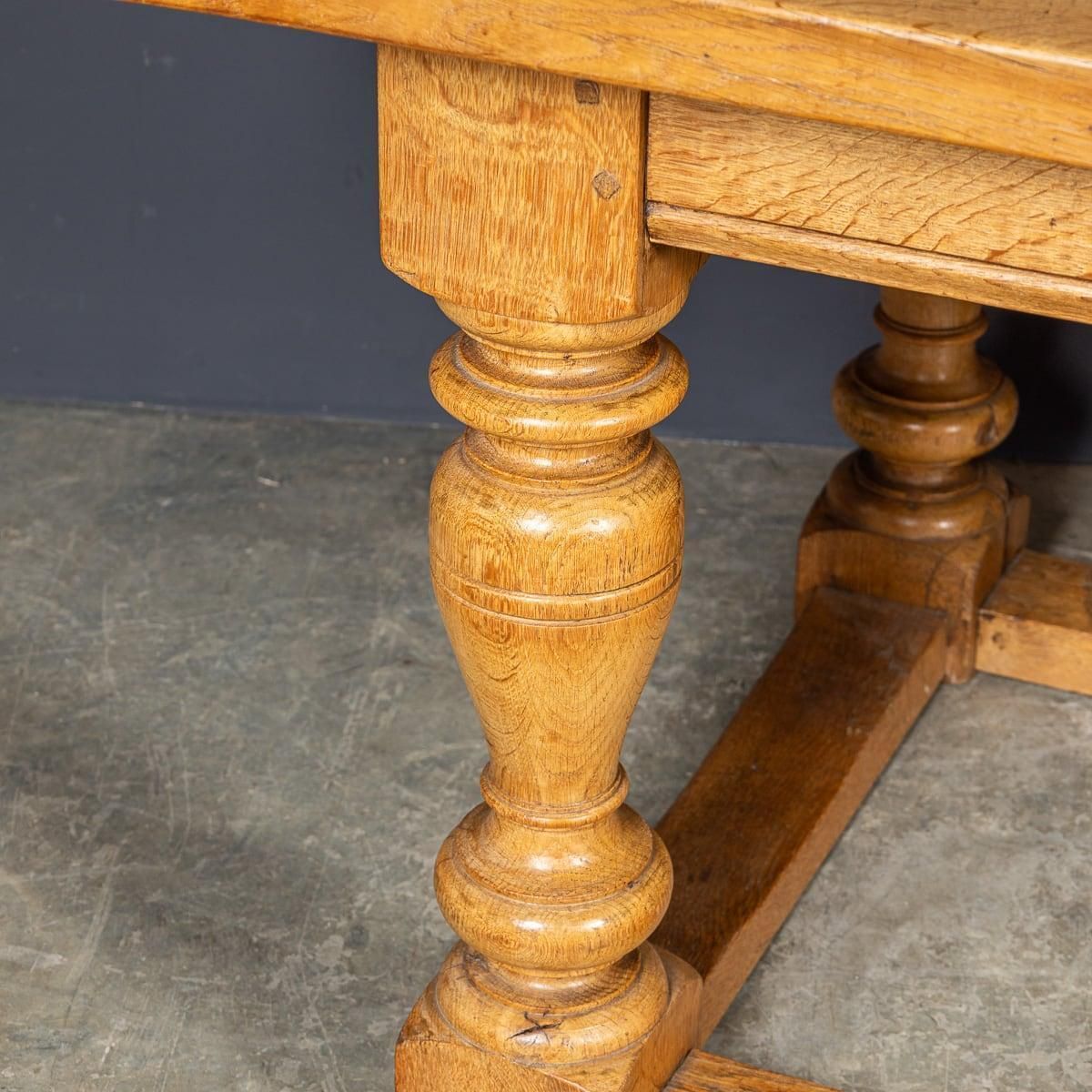 Antique 20th Century Spanish Oak Refectory Table C.1900 photo buy