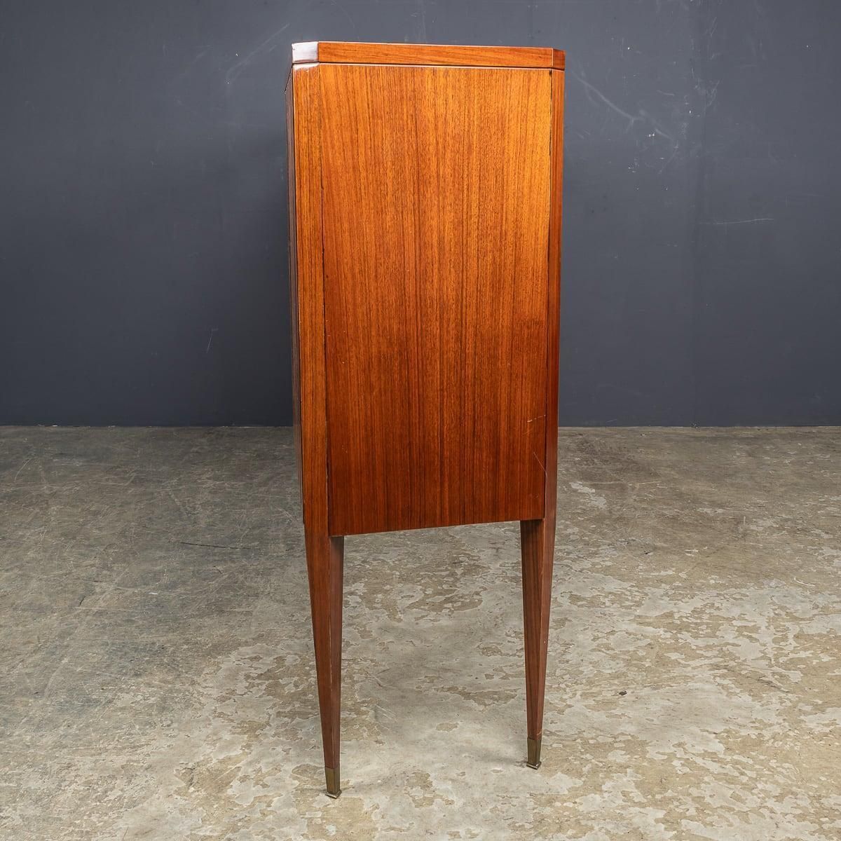 Mid 20th Century Italian Striped Wooden Buffet By Paolo Buffa C.1950 photo 17403.0