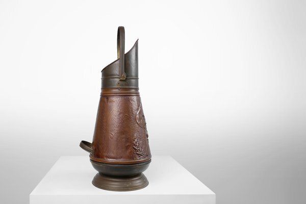 Copper Umbrella Stand With Embossed Image Of Rubbens, France, 1900s photo buy