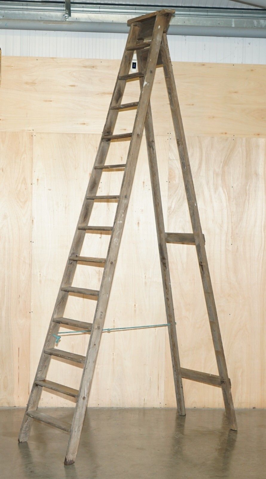 Huge 3+ Meter Tall Er Stamped For The Crown Estate Fruit Pickers Painters Ladder photo furniture