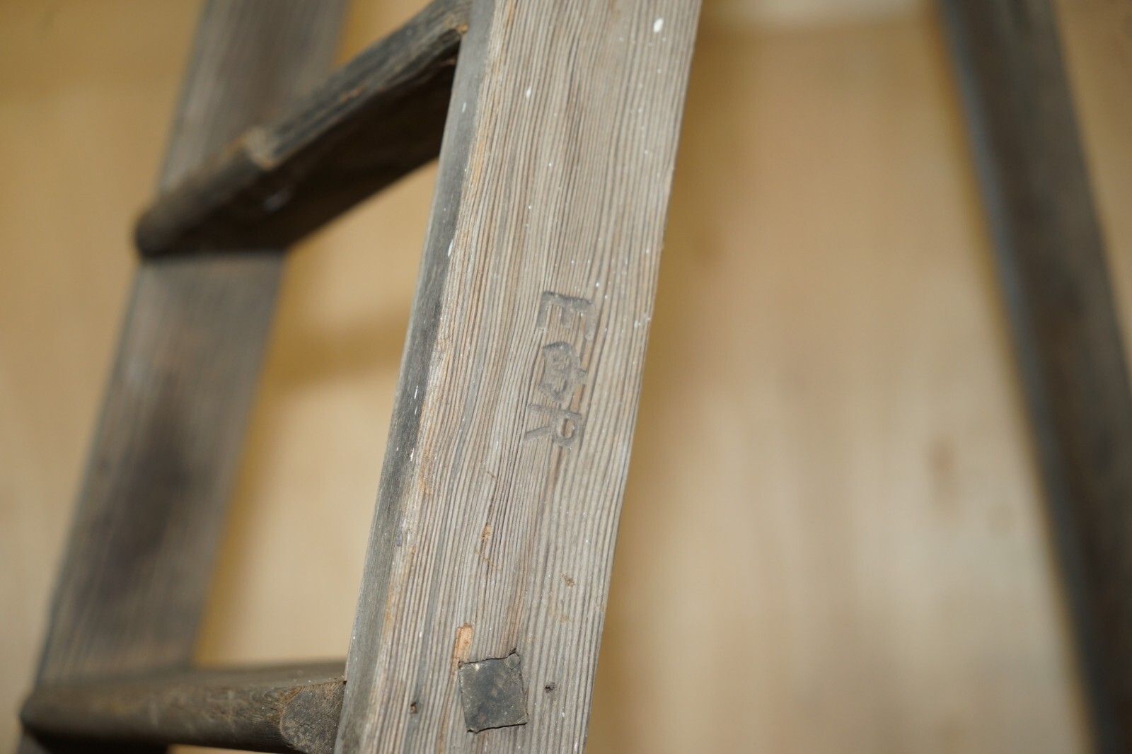 Huge 3+ Meter Tall Er Stamped For The Crown Estate Fruit Pickers Painters Ladder photo 1950.0