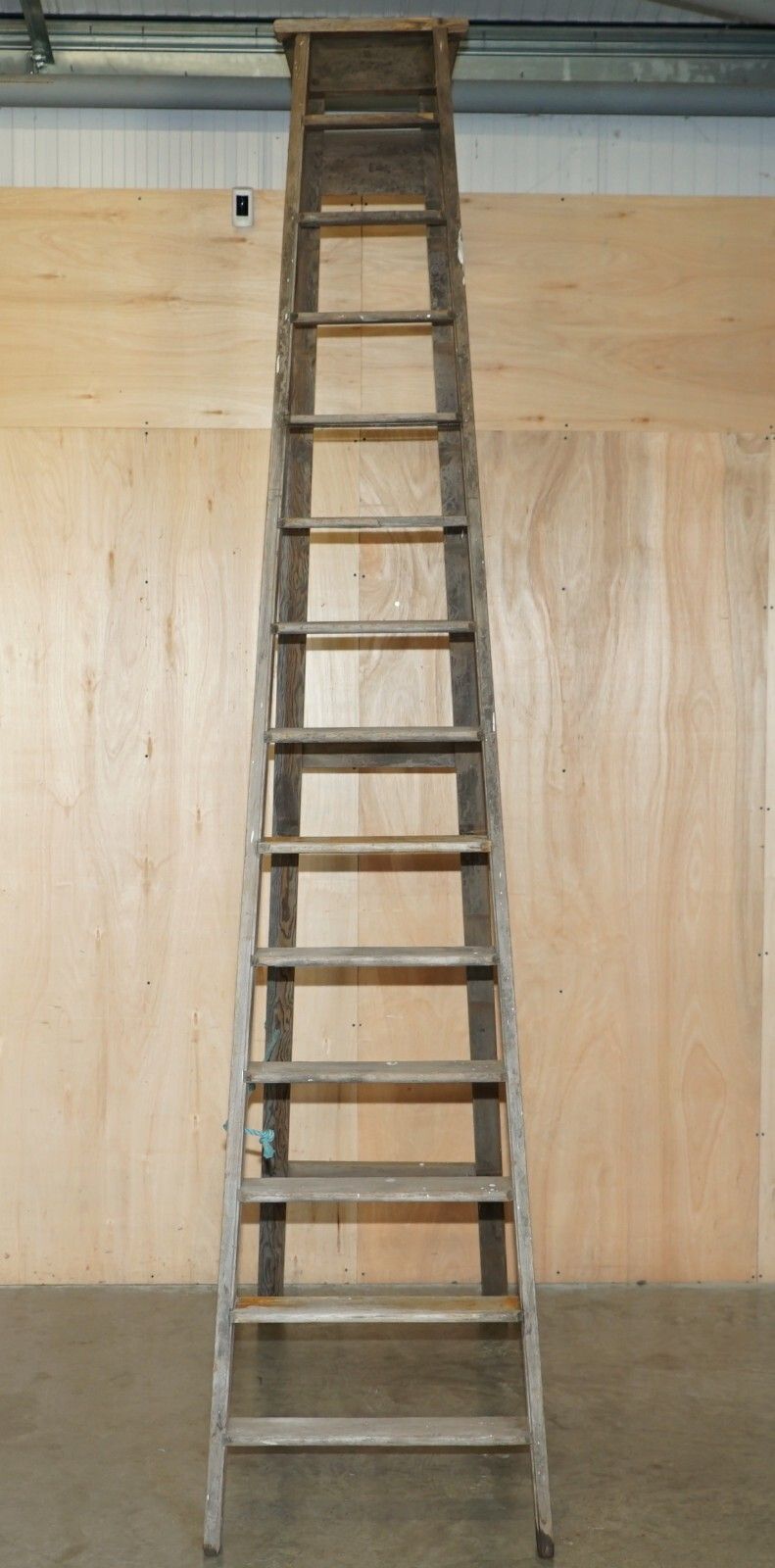photo for sale Huge 3+ Meter Tall Er Stamped For The Crown Estate Fruit Pickers Painters Ladder