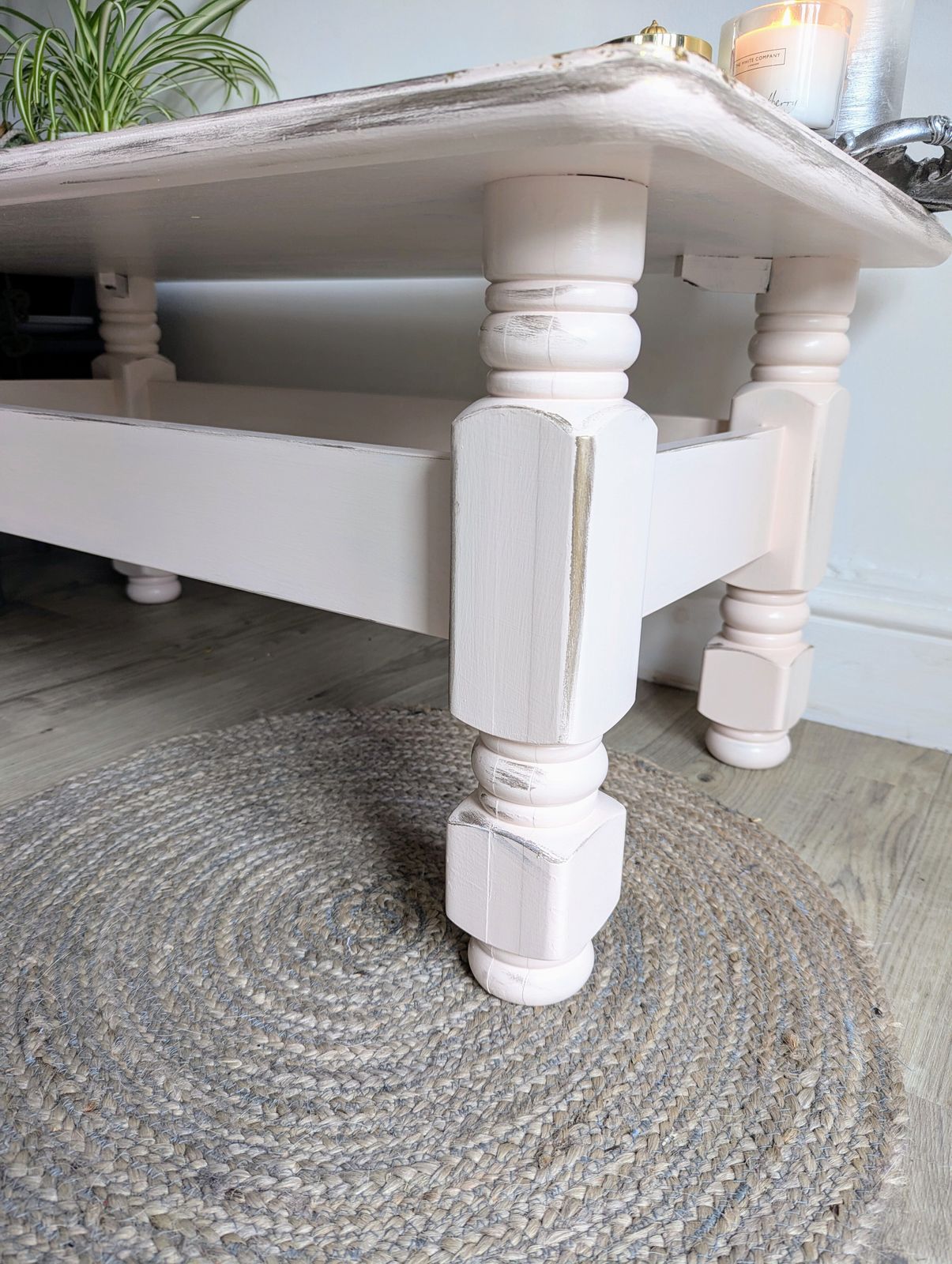 Upcycled Coffee Table Frenchic Sweet Cheeks Pink photo furniture