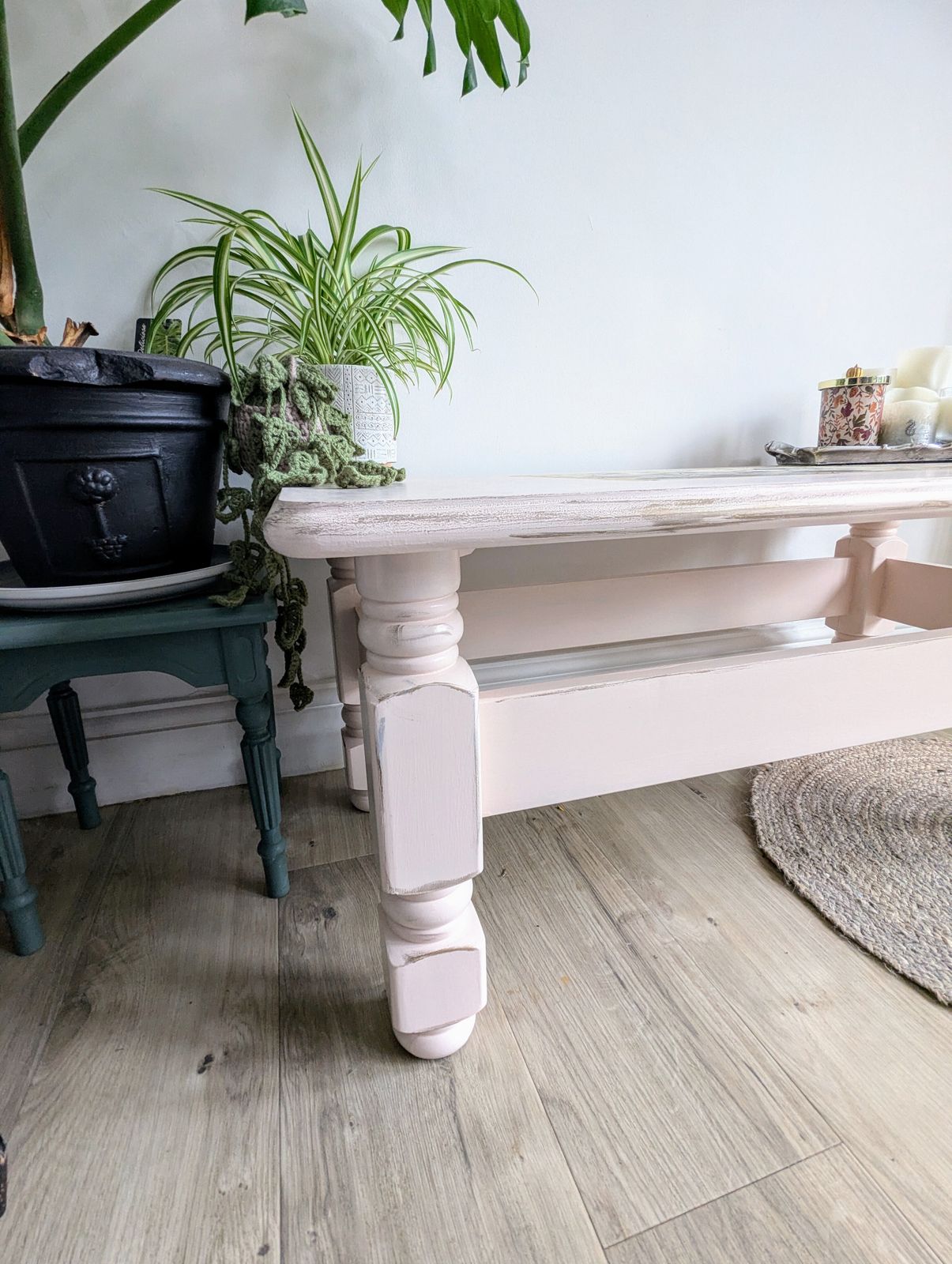 photo for sale Upcycled Coffee Table Frenchic Sweet Cheeks Pink