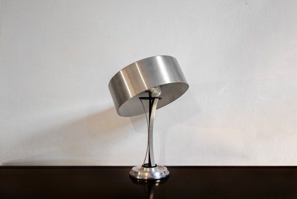 Adjustable Nickel Table Lamp By Oscar Torlasco For Lumi, 1960s photo furniture