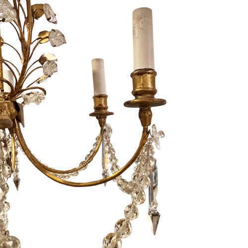Maison Baguès Style Small French 1960s Chandelier photo vinterior