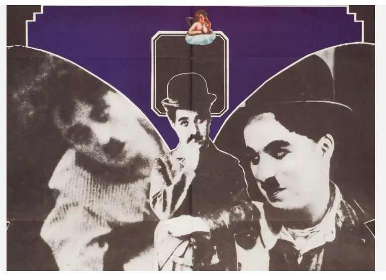 Charlie Chaplin Collection 4 X Large Movie Posters, Original Vintage 1970s photo furniture