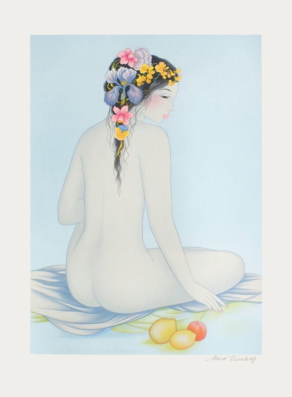 1987 Mara Tran Long Isabel Lithograph