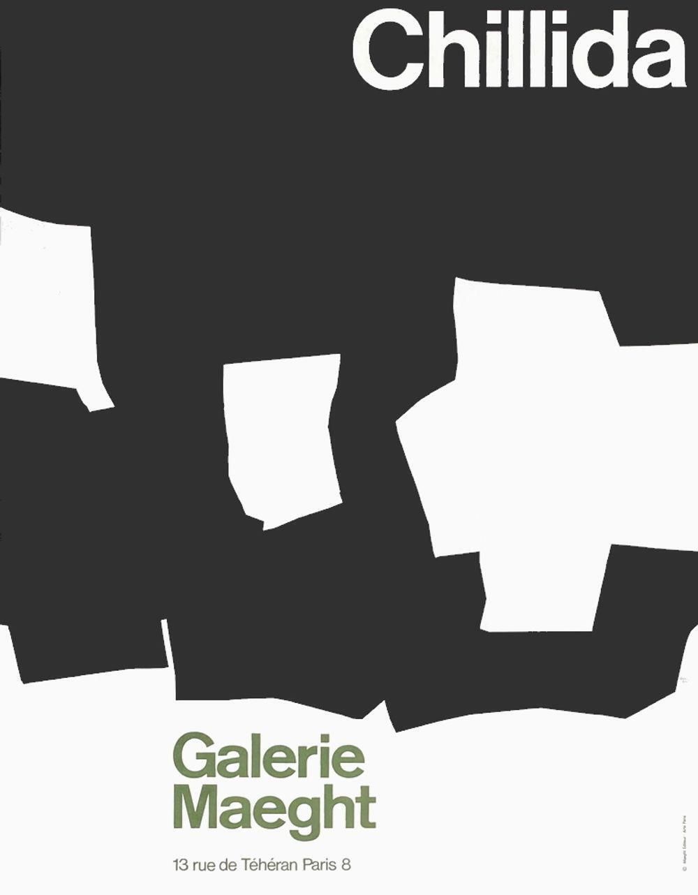 1968 After Eduardo Chillida Maeght Gallery Lithograph Poster photo furniture