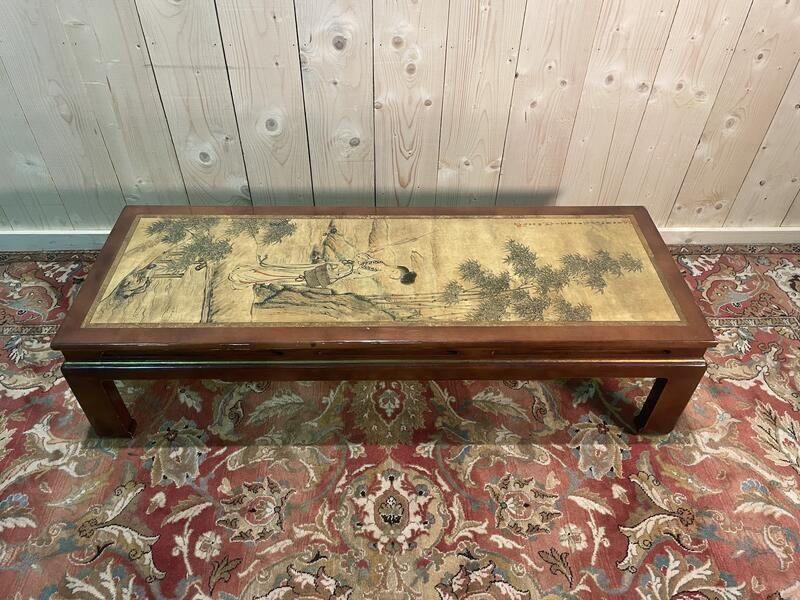Table Basse De Style Chinois, 1970s photo for sale
