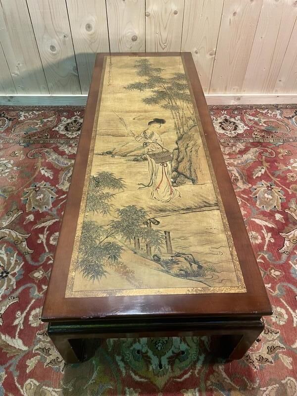 Table Basse De Style Chinois, 1970s photo Garden Furniture