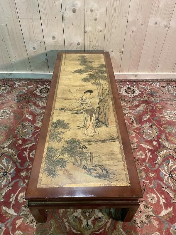 Table Basse De Style Chinois, 1970s photo 480.0