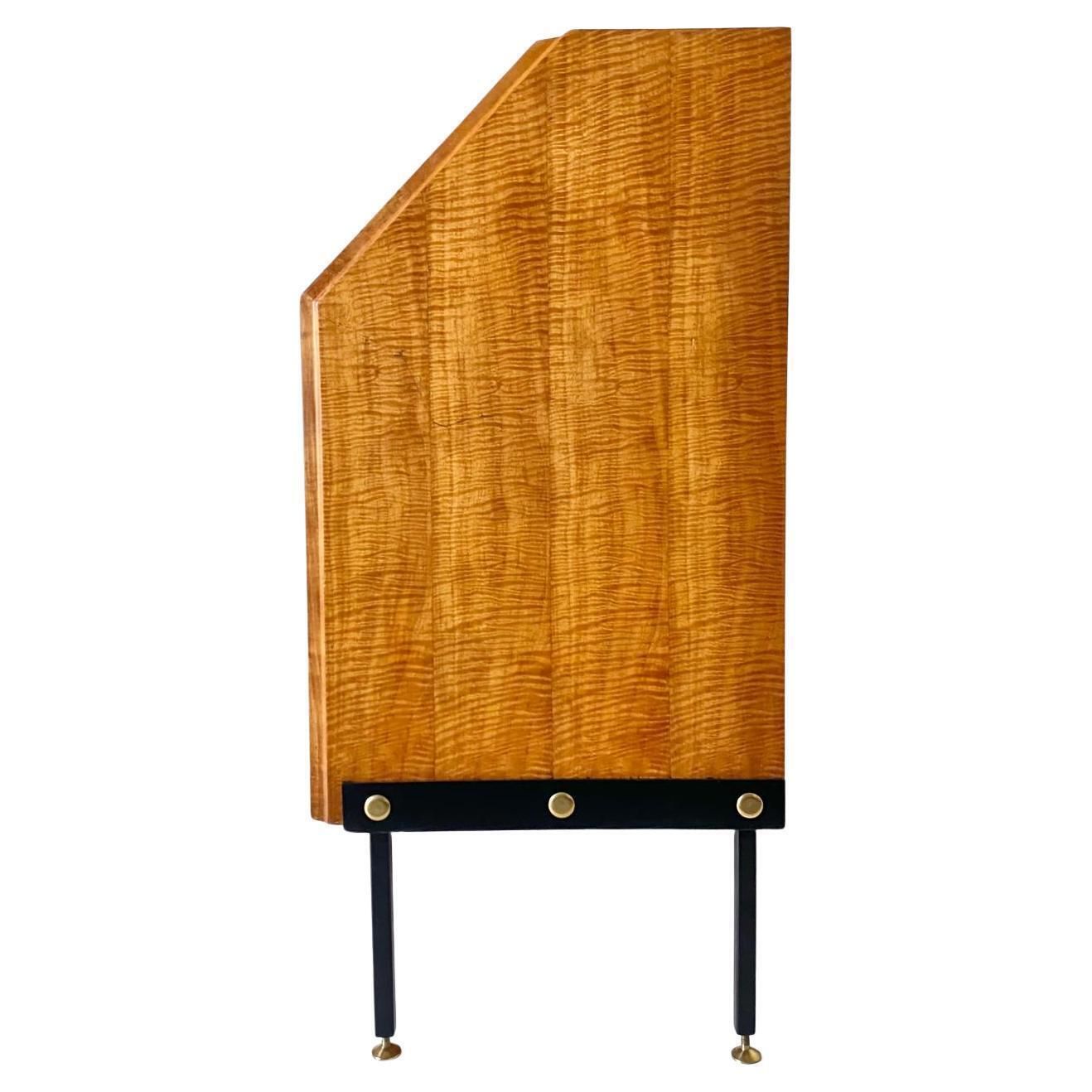 Meubels Mid Century Modern Dressoir Met Lades In De Stijl Van Gio Ponti, Consorzio Esposizione Mobili Cantù, Italië 1960 photo