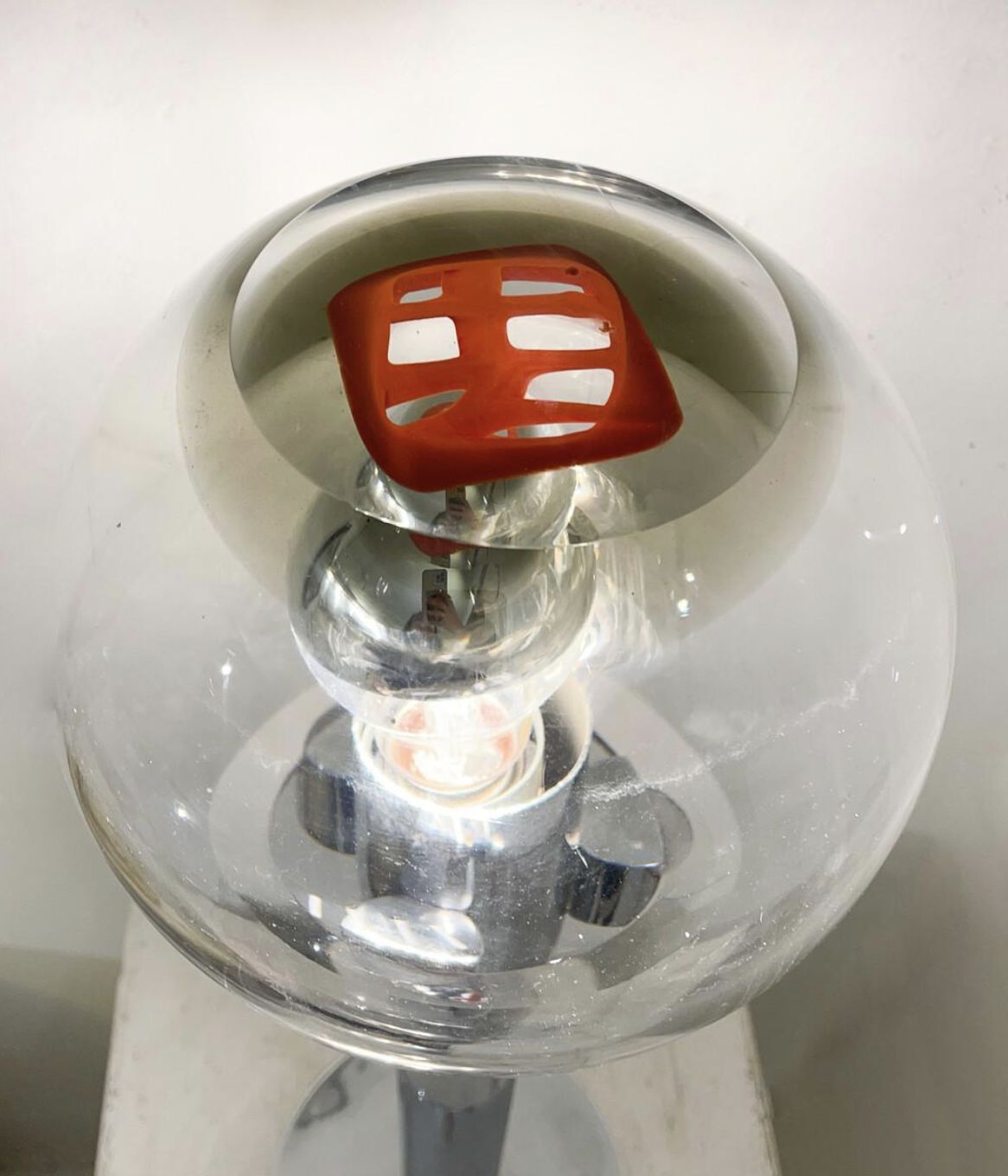 Mid Century Modern Table Lamp By Laura Diaz Santillana, 1970s photo Lighting