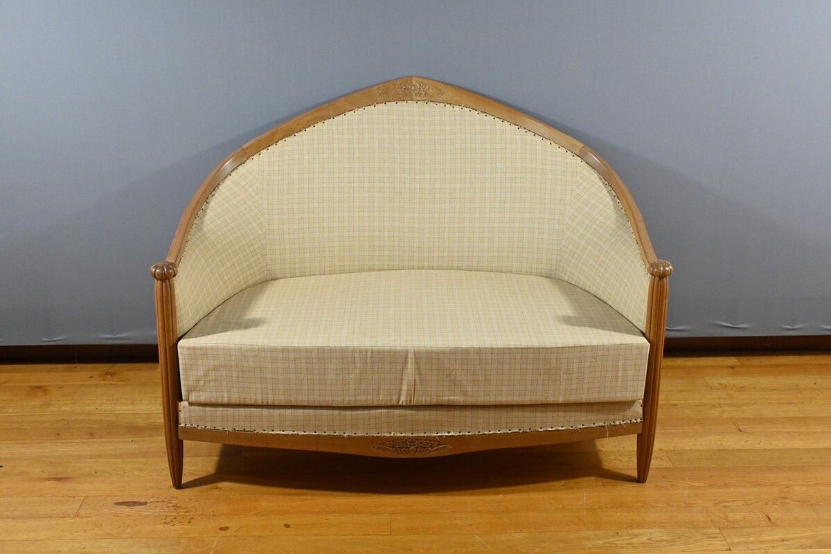 Blond Mahogany Lounge, Art Deco   1940 photo furniture