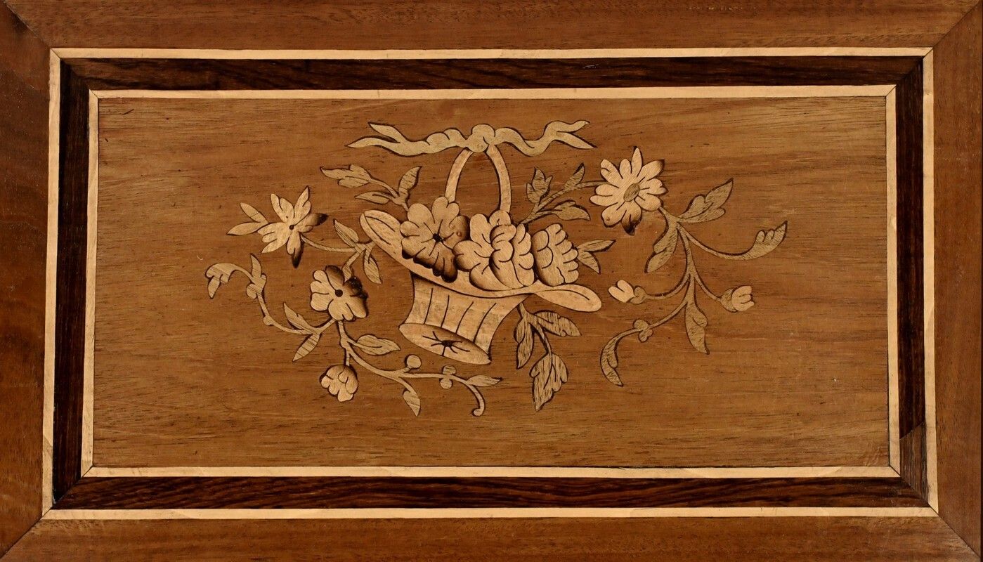 Work Table In Marquetry, Napoleon III Style   End Xixth photo vinterior