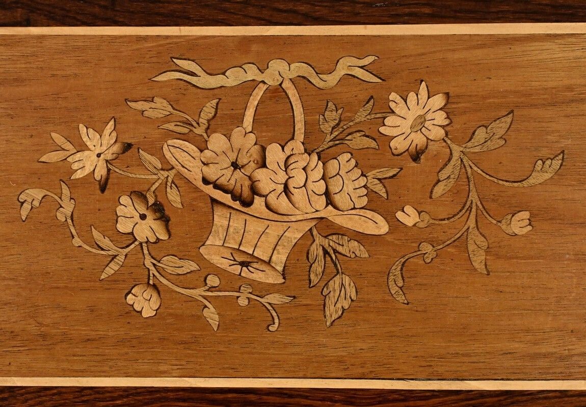 Work Table In Marquetry, Napoleon III Style   End Xixth photo buy