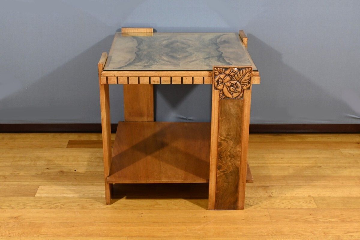 Walnut Coffee Table, Art Deco   1930