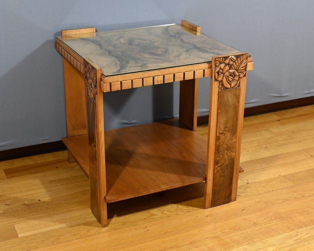 Walnut Coffee Table, Art Deco   1930 photo furniture