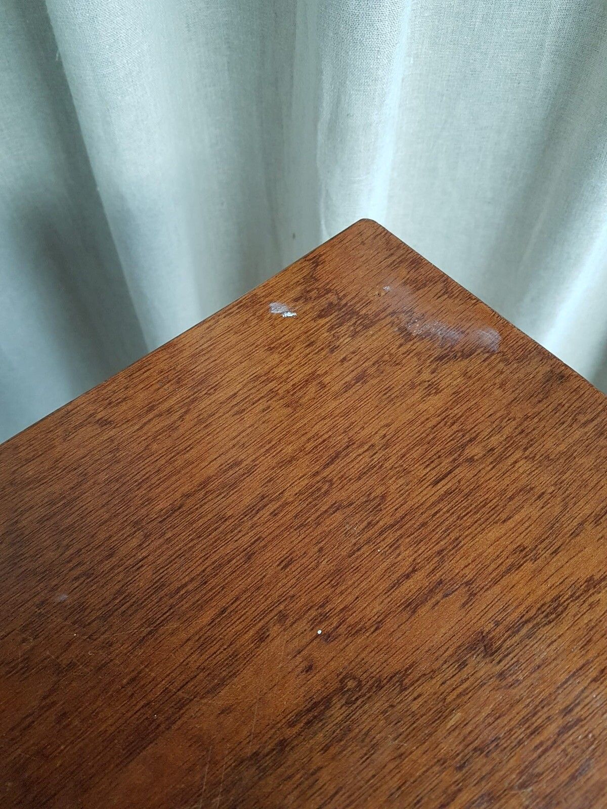 photo furniture Vtg Late Mid Century Dining Table Desk Bench Rustic Scandi Retro R725