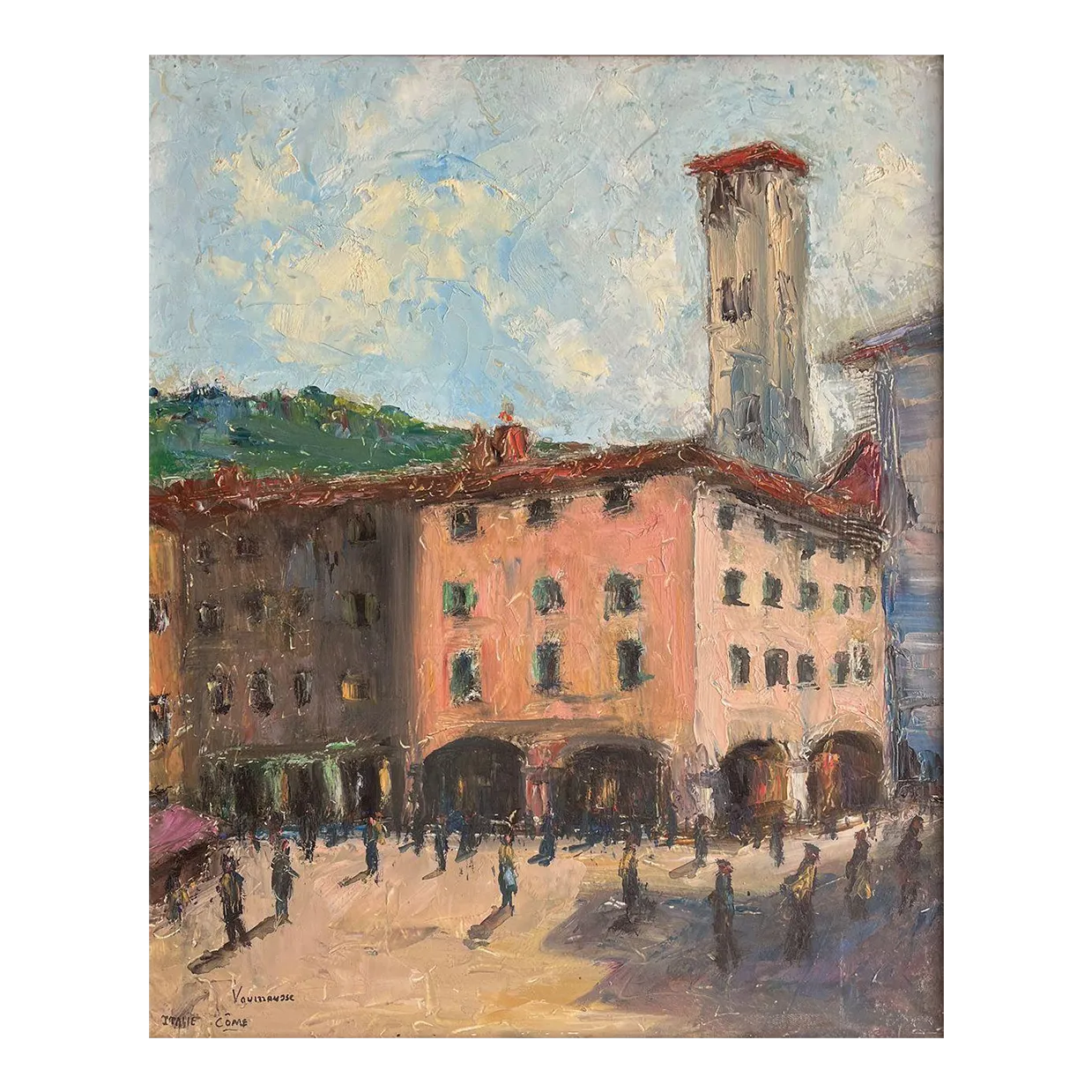 1930s Maurice Vaumousse Cômo Oil On Wood