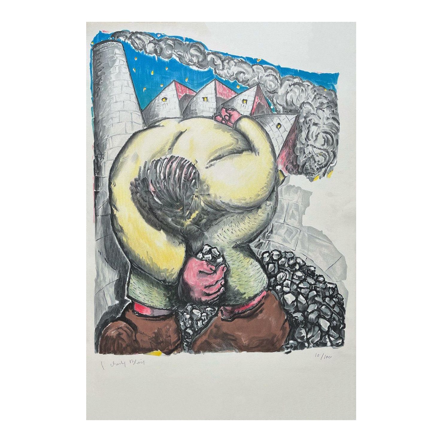 1986 Jean Charles Blais The Factory Lithograph