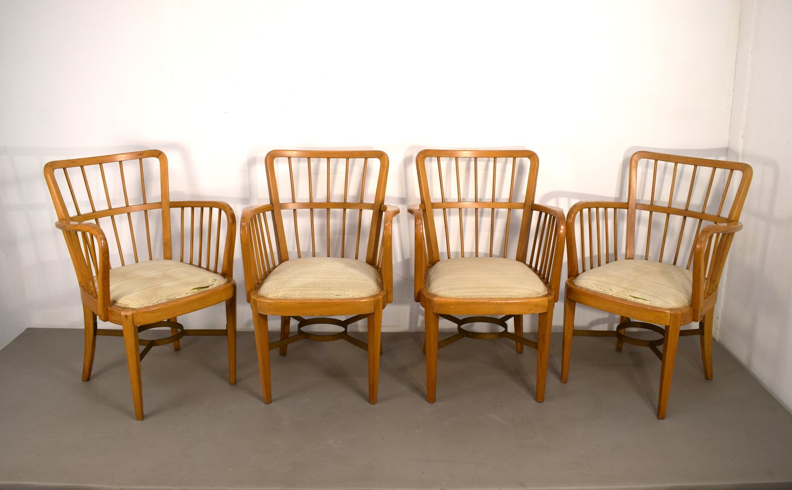 Set Di 4 Poltroncine, Italia, Anni '50. photo furniture