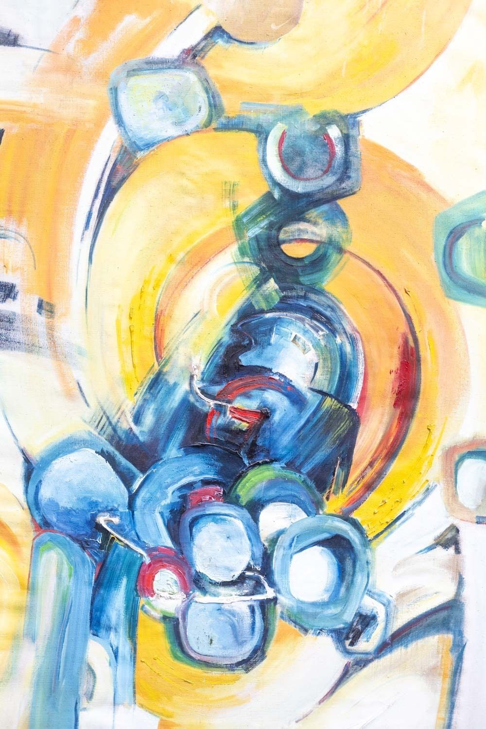 Art André Klumb For Maison Jansen. Oil On Canvas. 1970s. photo