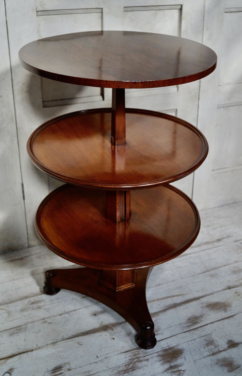 Georgian Mahogany Metamorphic 3 Tier Dumb Waiter photo 1500.0