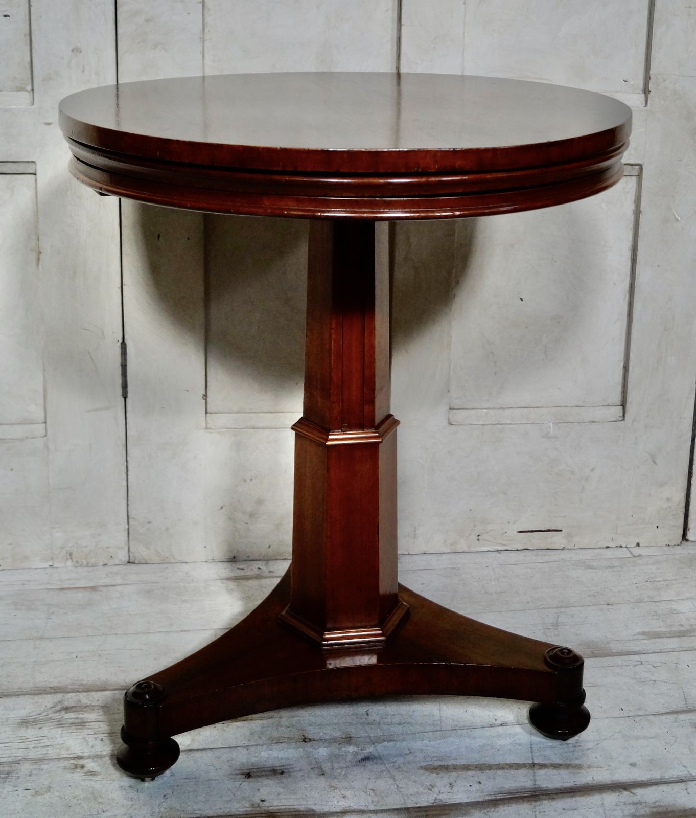photo for sale Georgian Mahogany Metamorphic 3 Tier Dumb Waiter