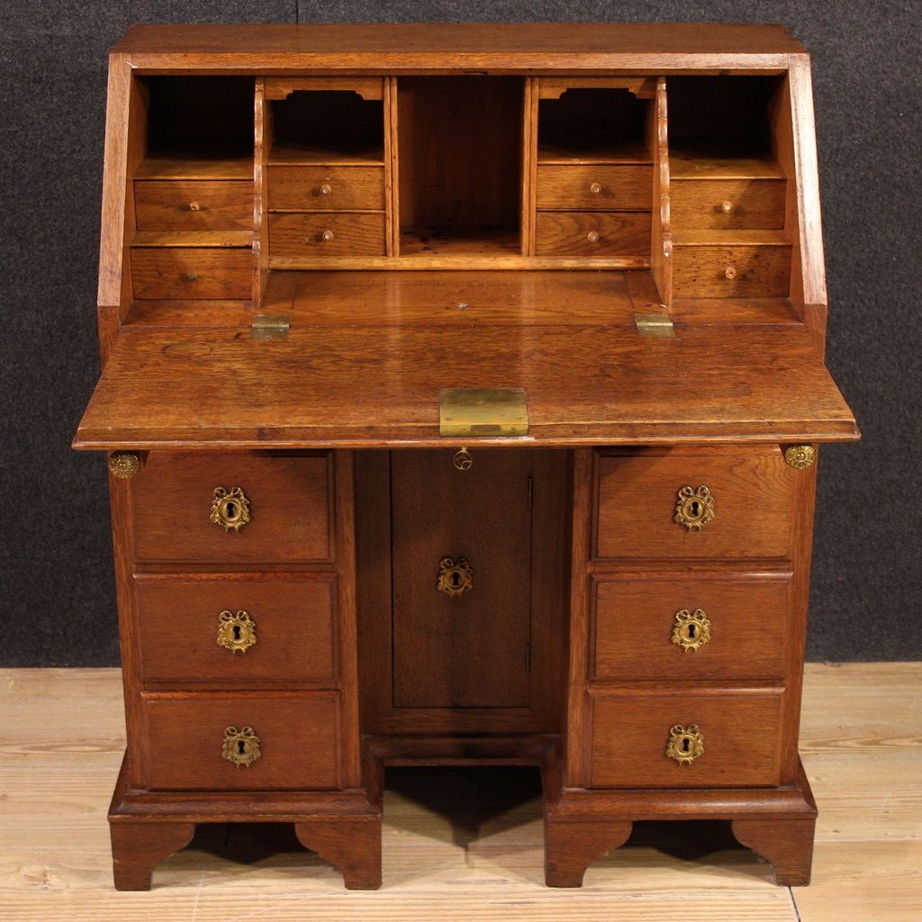 20th Century Dutch Oak Bureau photo vinterior