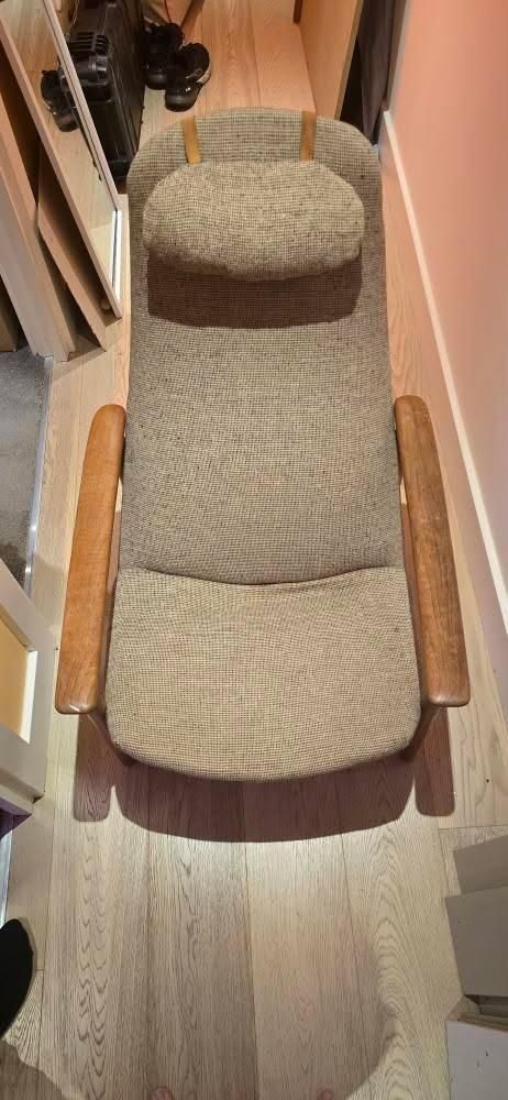 Alf Svensson Kontur Lounge Chair, "Studio" Line By Ljungs Industrier   Original Upholstery photo for sale
