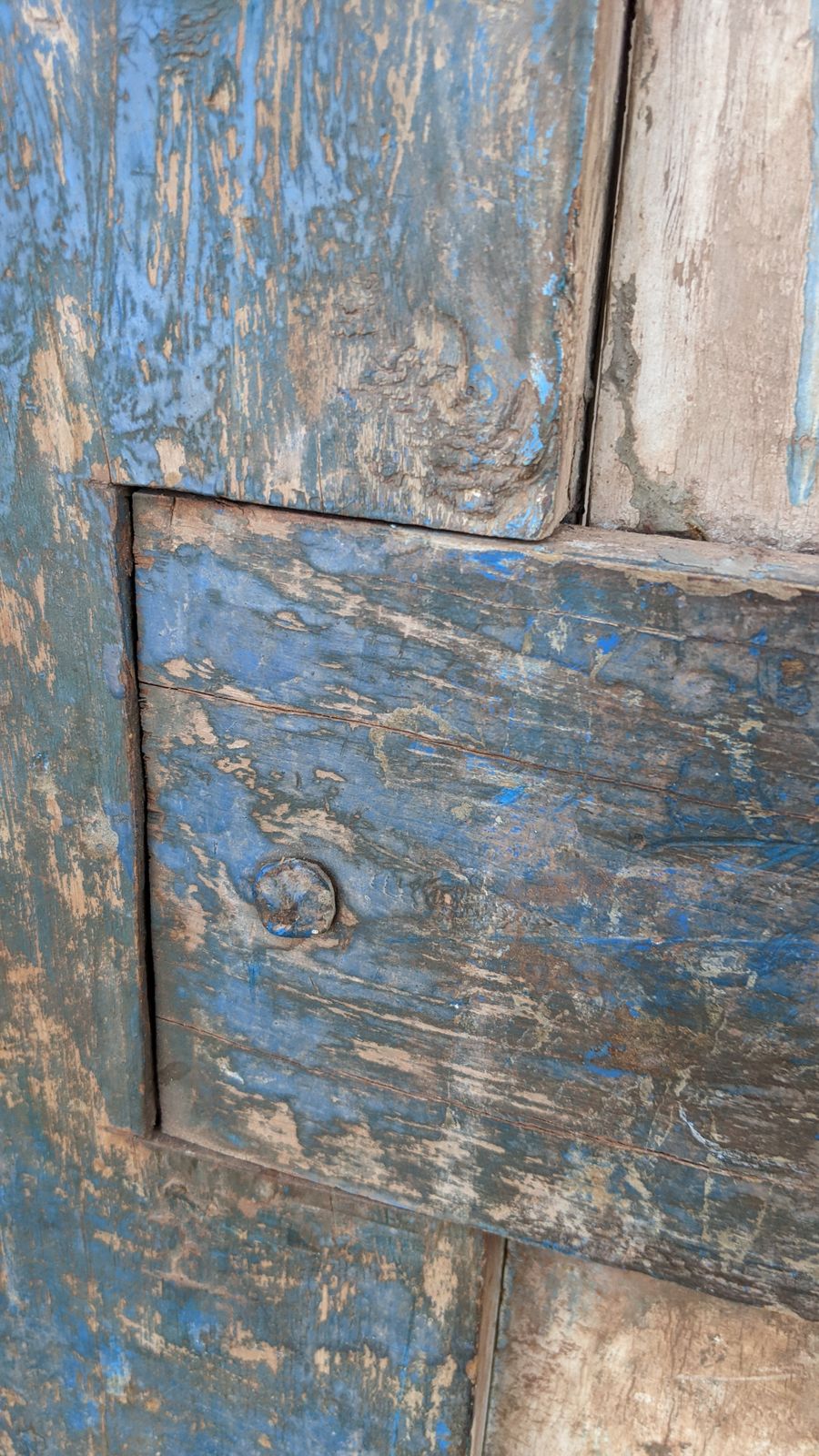 Pair Of Antique Berber Doors From Morocco 160 X 77 Cm photo 650.0