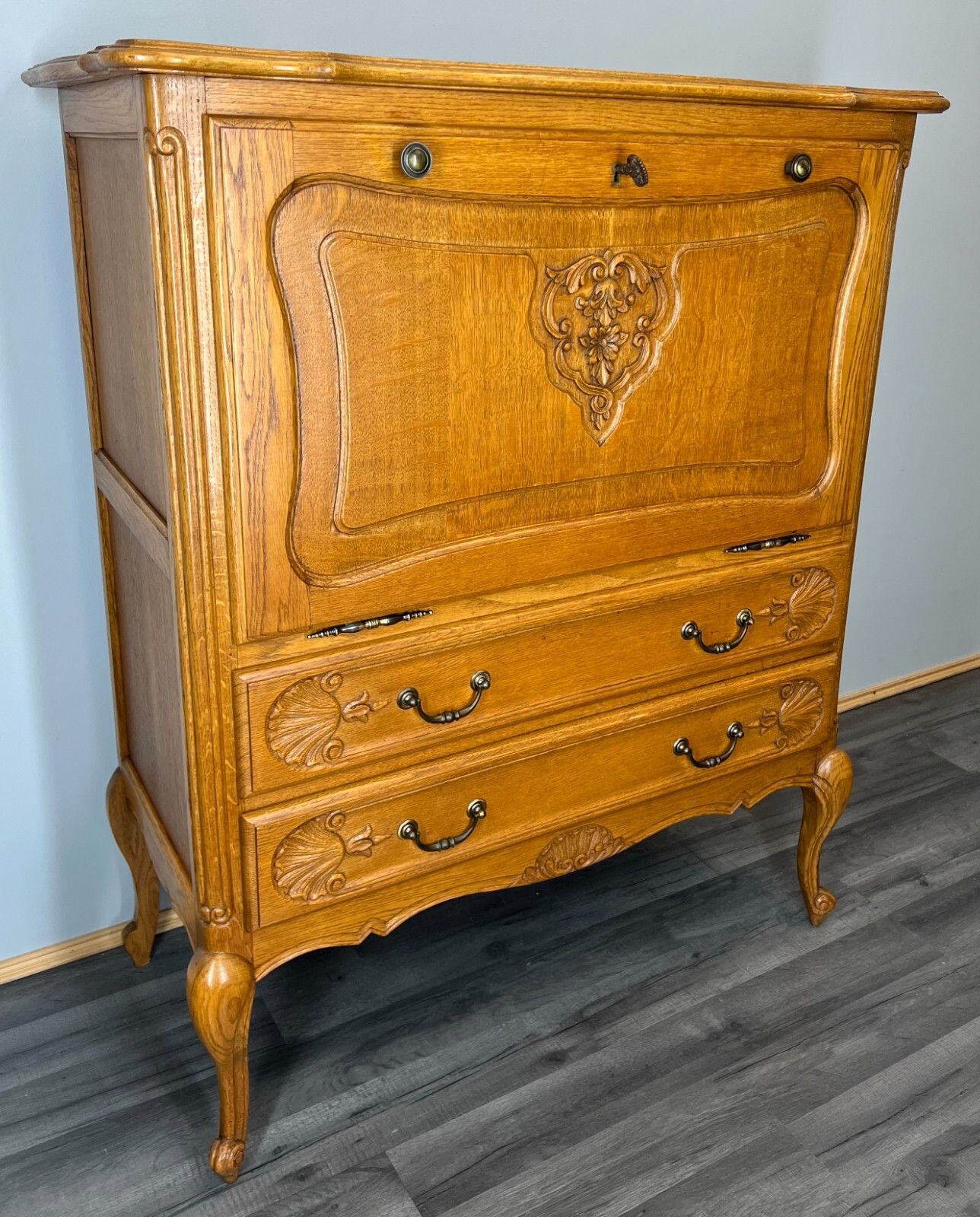 Amazing  Sideboard / Cabinet / Cupboard  Vintage French Louis XIV (Lot 3551) photo vintage
