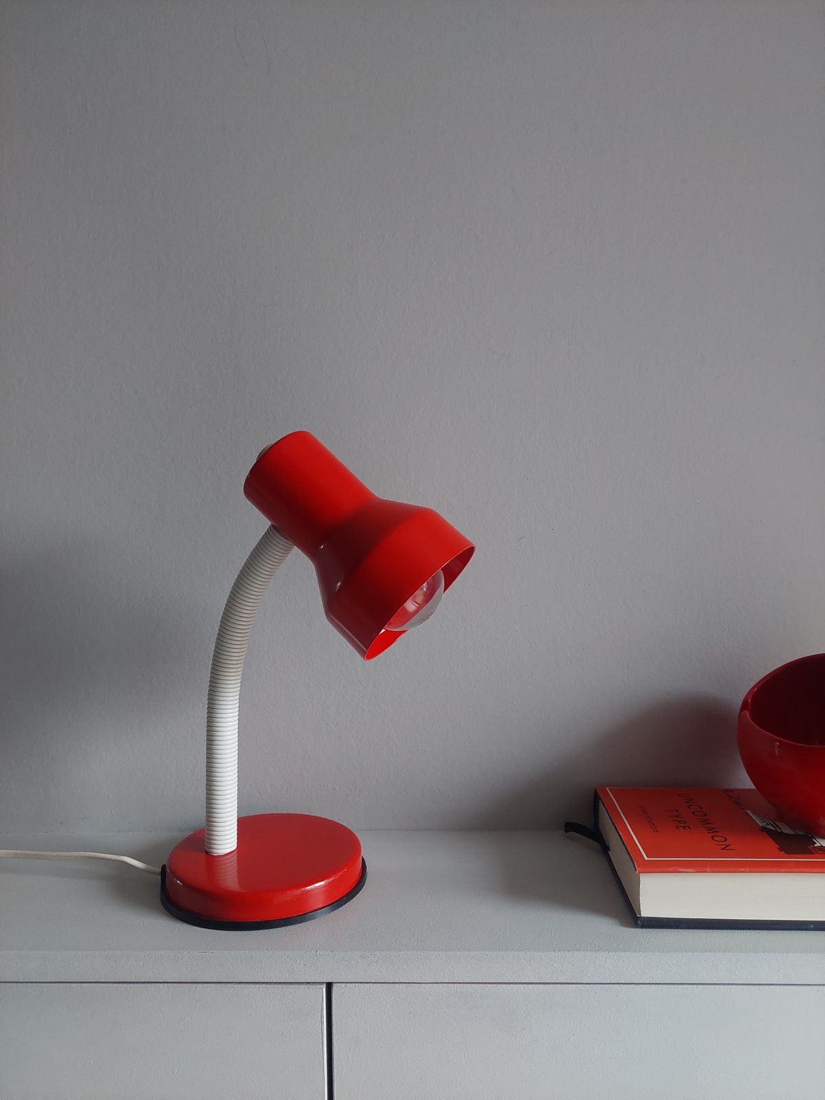Mid Century Veneta Lumi Gooseneck Desk Lamp Postmodern Adjustable Light 80s photo 70.0