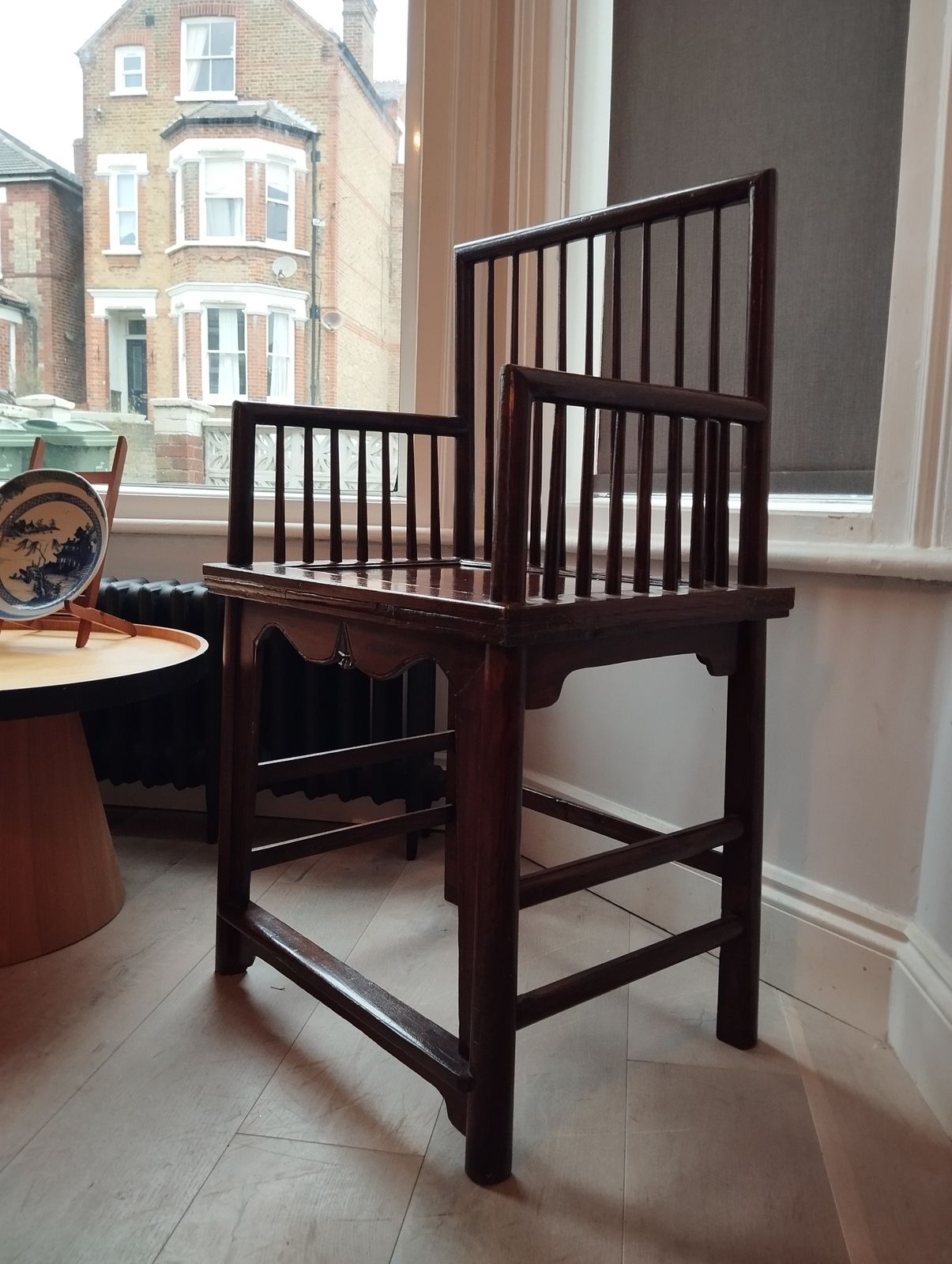 Early 20th Century Hongmu Comb Back Armchairs