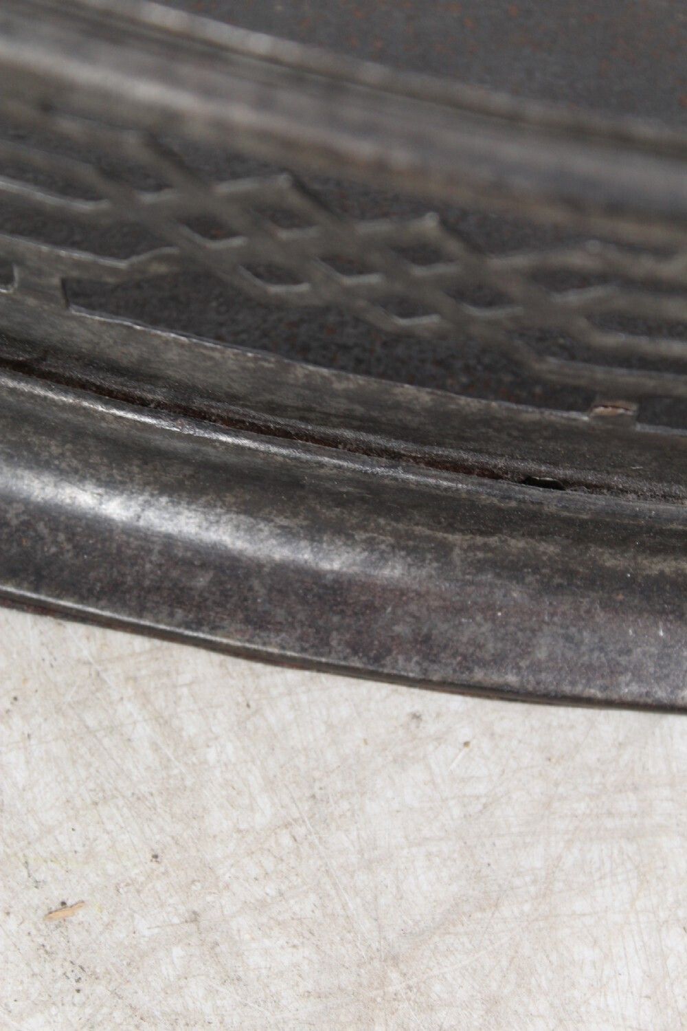 photo for sale Antique George II Steel Fender