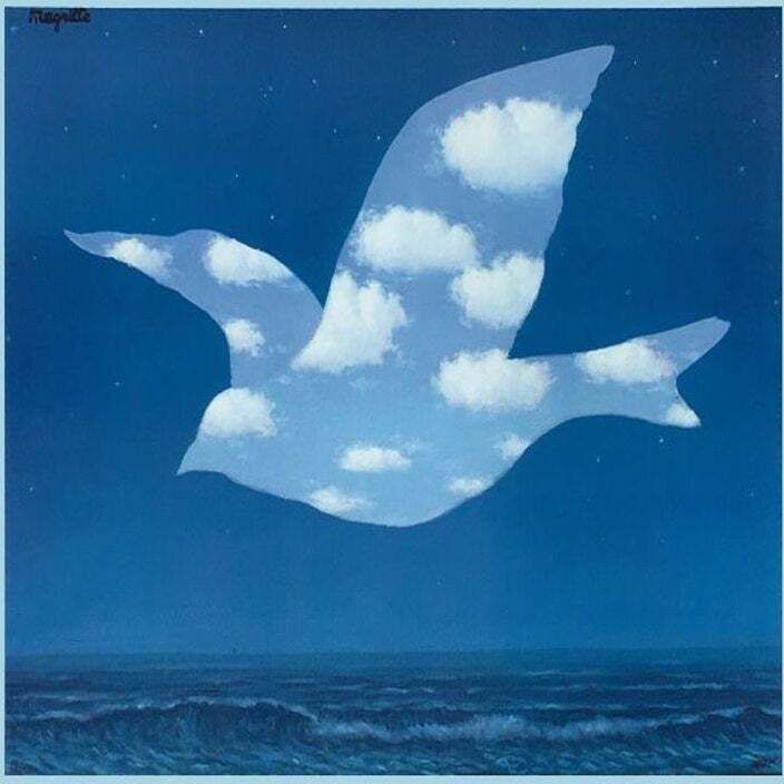 1986 René Magritte (After) Surrealism In Belgium Poster photo furniture