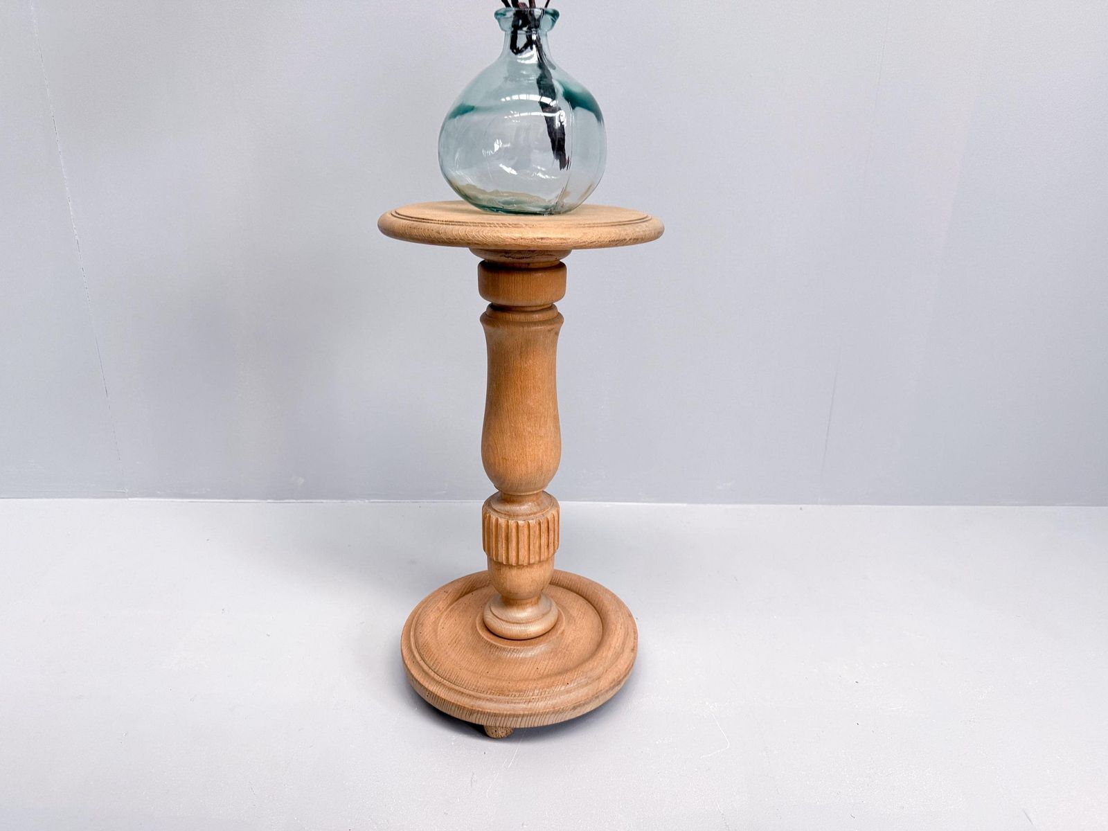 Vintage Wooden Plant Stand, 1950s photo for sale