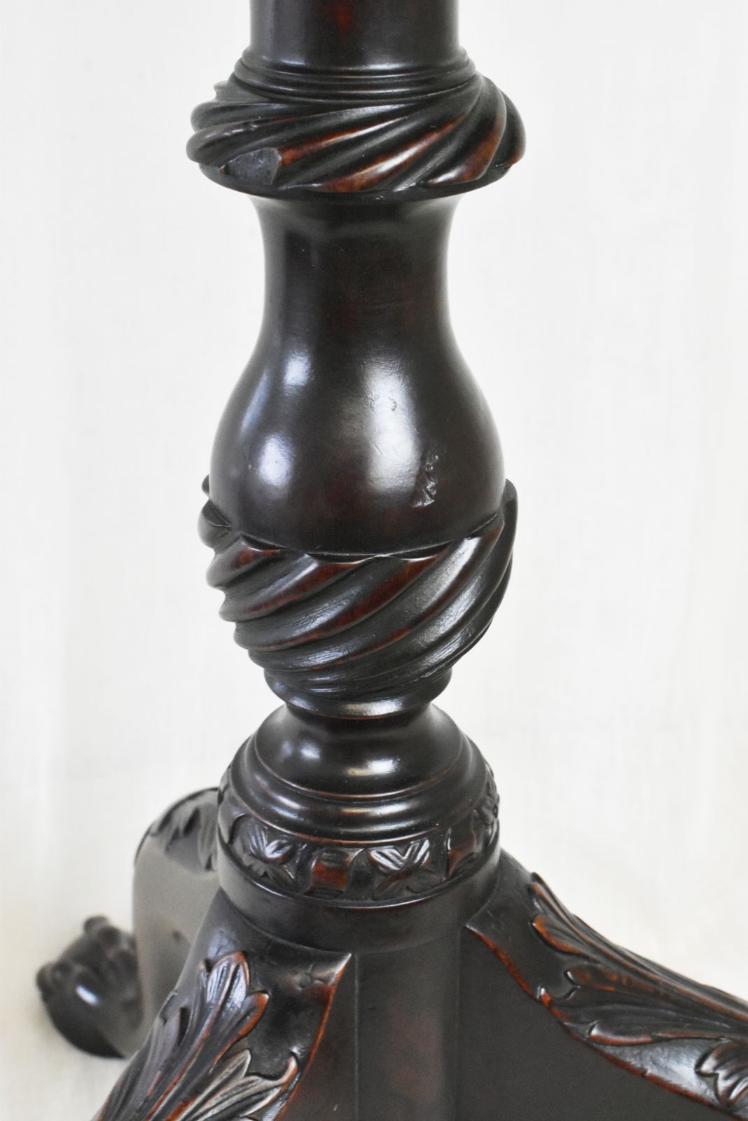 Pie Crust Tripod Table, 1800s, Mahogany photo for sale